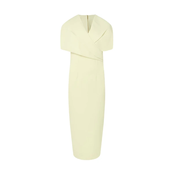 Flora Buttermilk Midi Dress