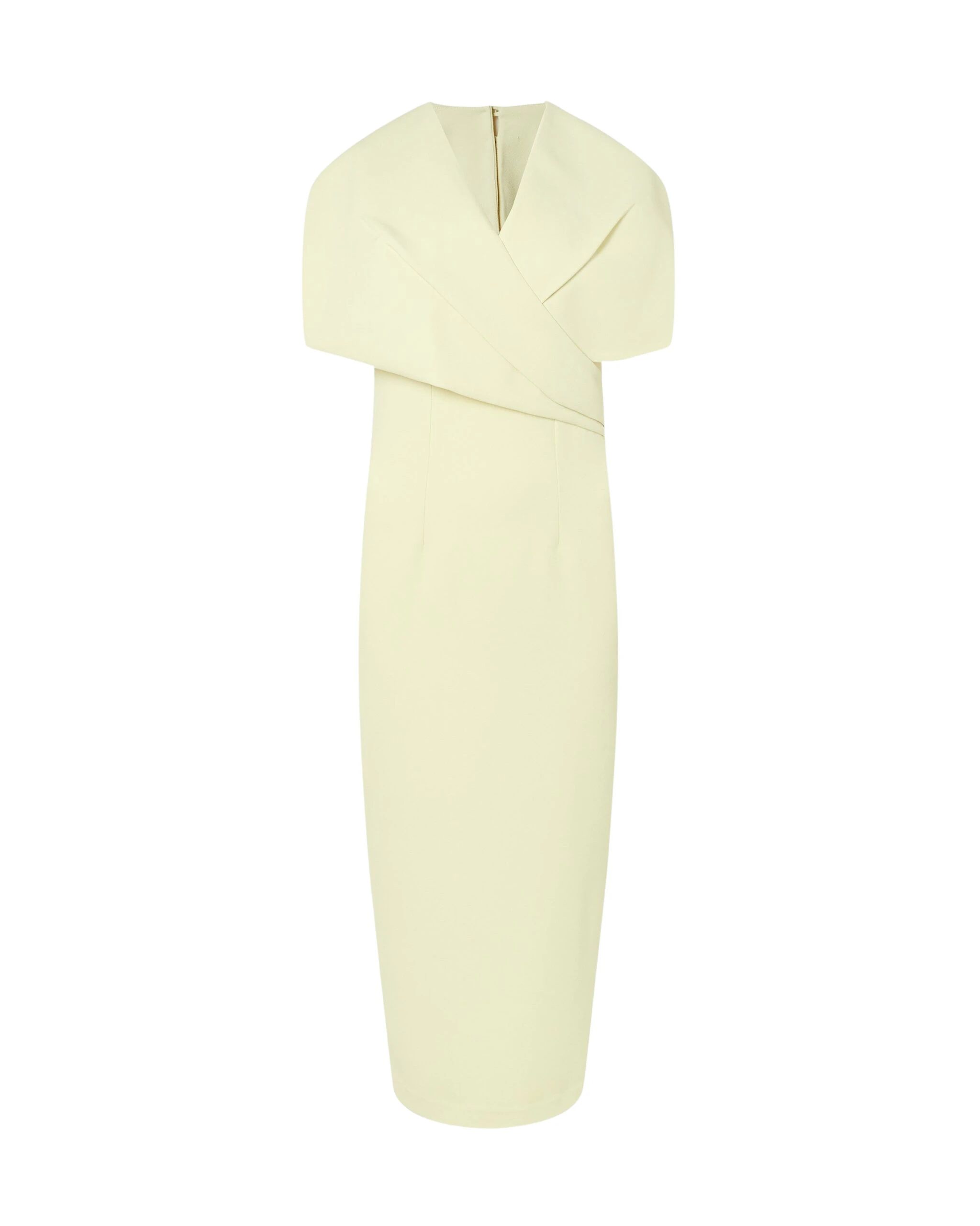 Safiyaa-Flora-Buttermilk-Midi-Dress-Coveti-scaled22991_nobg Flora Buttermilk Midi Dress - Image 1