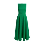 Ginny Midi Dress in Jewel Green