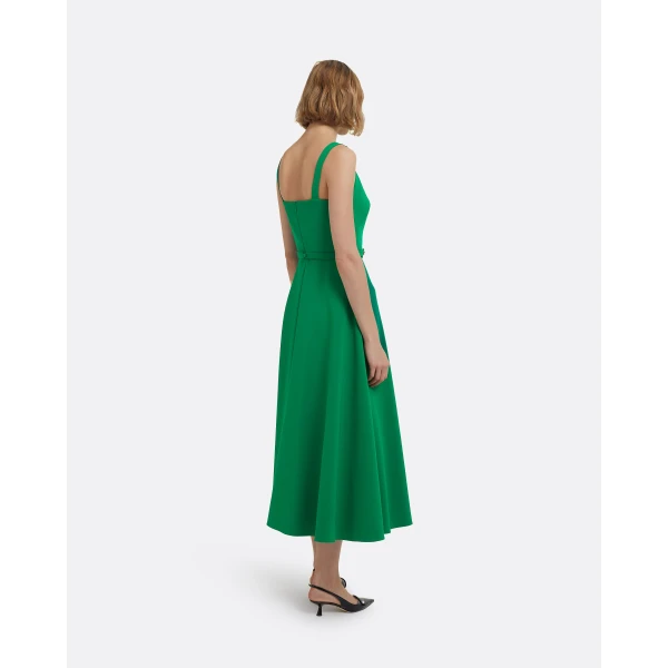 Safiyaa Jewel Green with Embellished Belt Dresses
