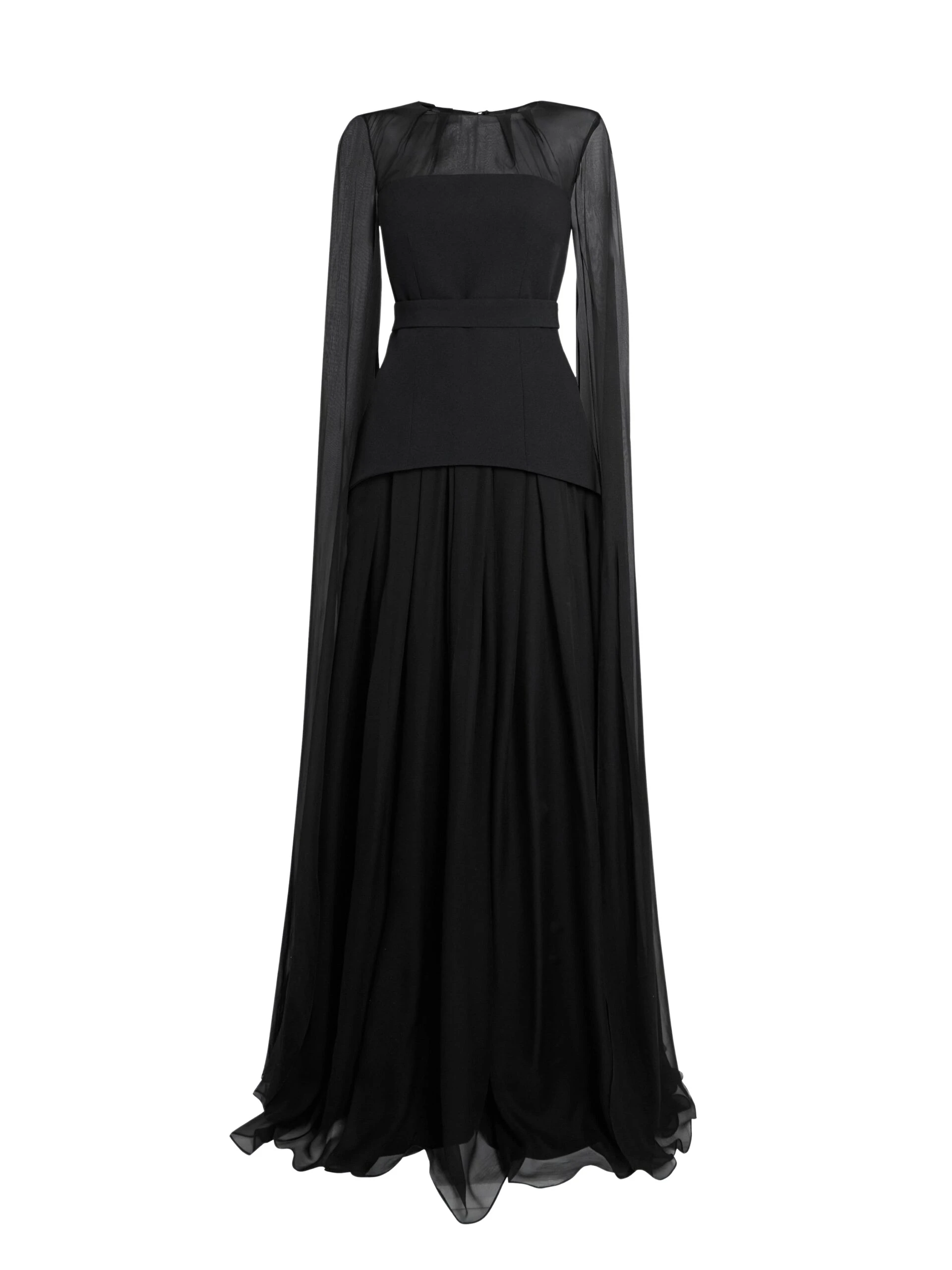 Safiyaa-Gloria-Black-Long-Dress-Coveti-scaled86551_nobg Gloria Black Long Dress - Image 1