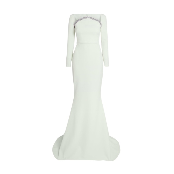 Safiyaa Heidi Long Dress in Spearmint