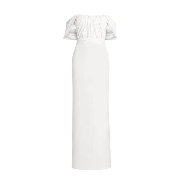 Iseah Long Dress in Ivory