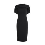 Kalika Black Midi Dress