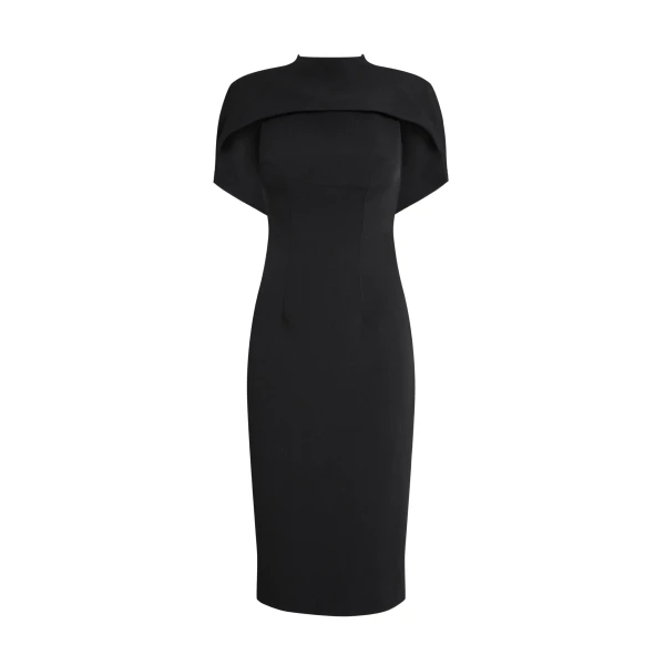 Kalika Black Midi Dress