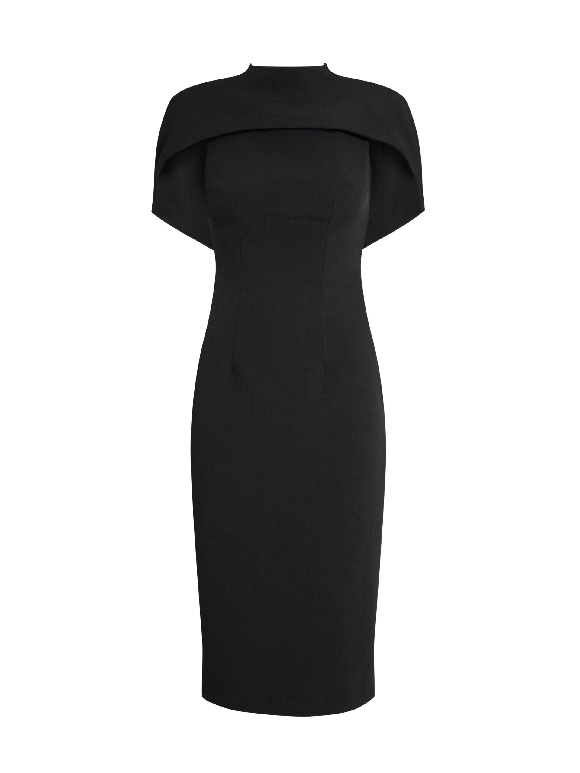 Safiyaa-Kalika-Black-Midi-Dress-Coveti-scaled88145_nobg Kalika Black Midi Dress - Image 1