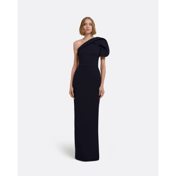 Safiyaa Millie Long Dresses In Midnight Navy Dress, view 2