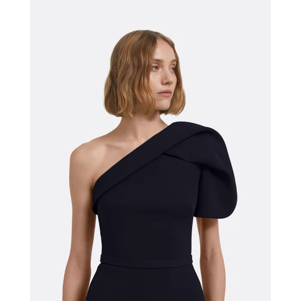 Safiyaa Millie Long Dresses In Midnight Navy Dress, view 5