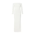 Morag Ivory Long Dress