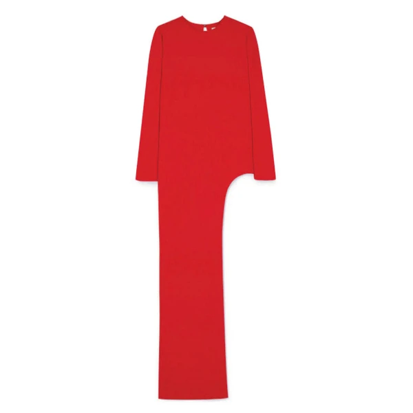 SemSem Asymmetric Tunic in Red