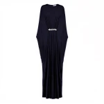 SemSem Brooch-Detailed Jersey Kaftan Dress