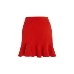SemSem Camille Flared Skirt in Red