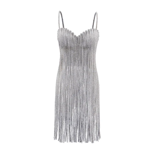 Crystal Cord Fringe Top