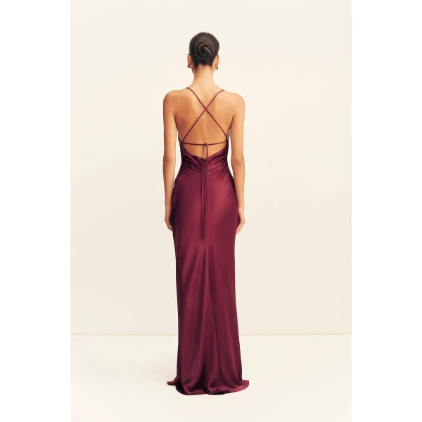 Shona Joy La Lune Lace Back Maxi Dress