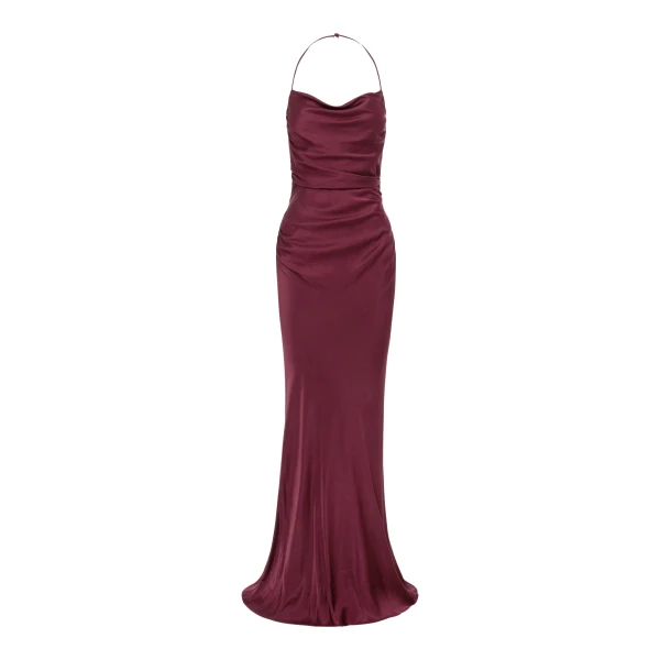 La Lune Lace Back Maxi Dress