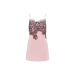 Lucia Lace Mini Dress in Fairyfloss Lace