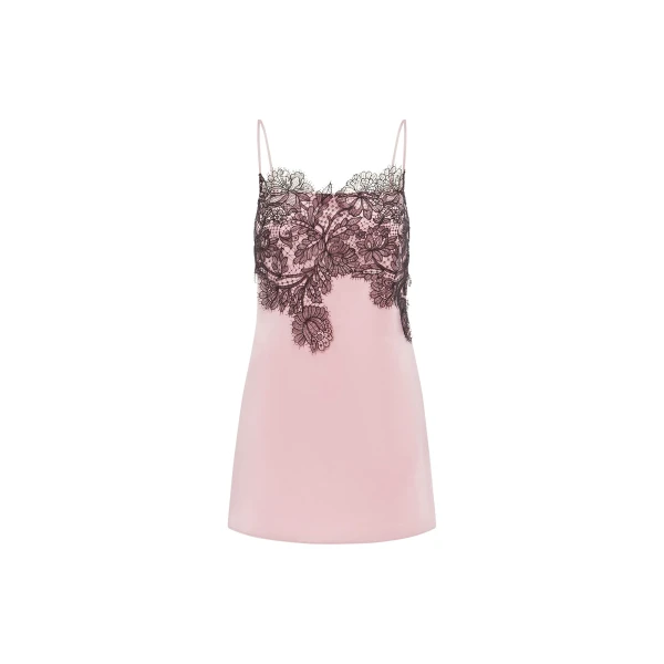 Lucia Lace Mini Dress in Fairyfloss Lace