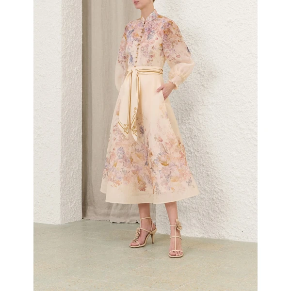 Zimmermann Ascent Circle Midi Skirt, view 3