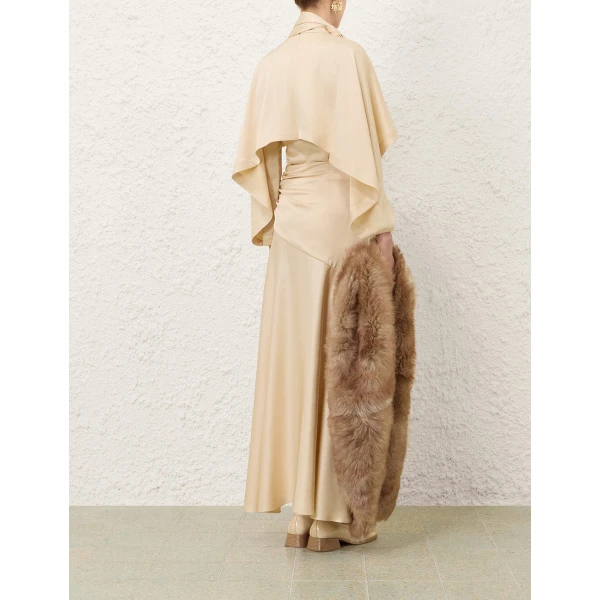 Zimmermann Ascent Draped Maxi Skirt, view 4