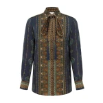 Zimmermann Ascent Satin Scarf Shirt
