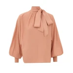 Zimmermann Merino Tie Neck Sweater