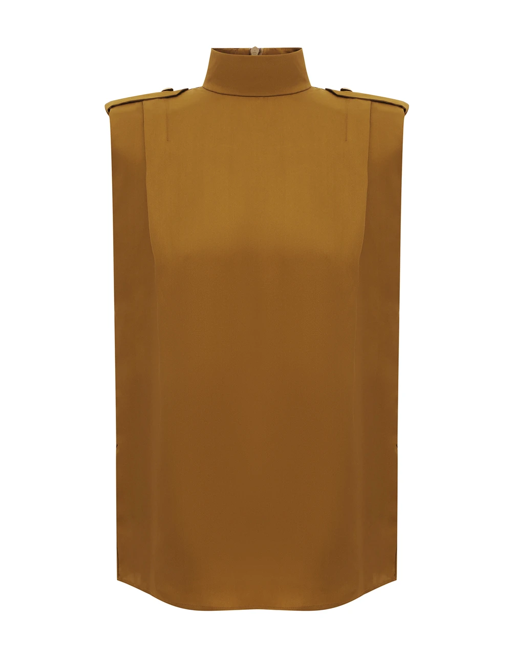 Zimmermann Sleeveless Tuck Shirt | Ready to Wear Collection Coveti Zimmermann Sleeveless Tuck Shirt