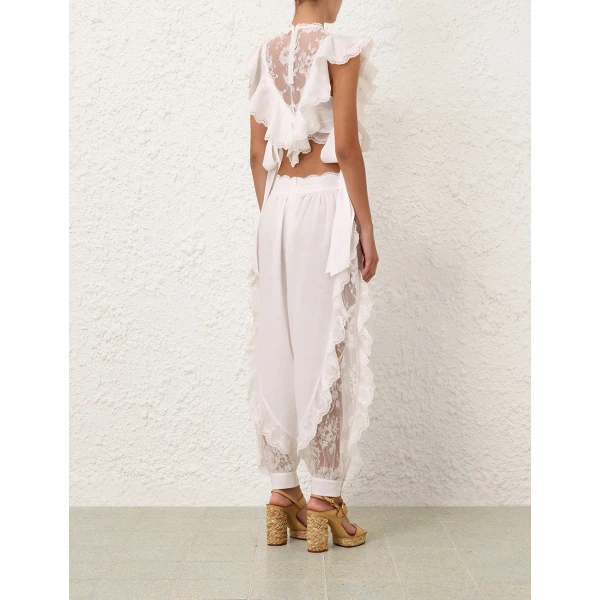 Zimmermann Sundance Lace Bodice Top, view 4