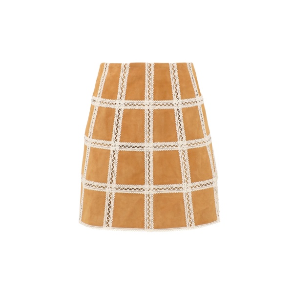 Zimmermann Sundance Suede Mini Skirt