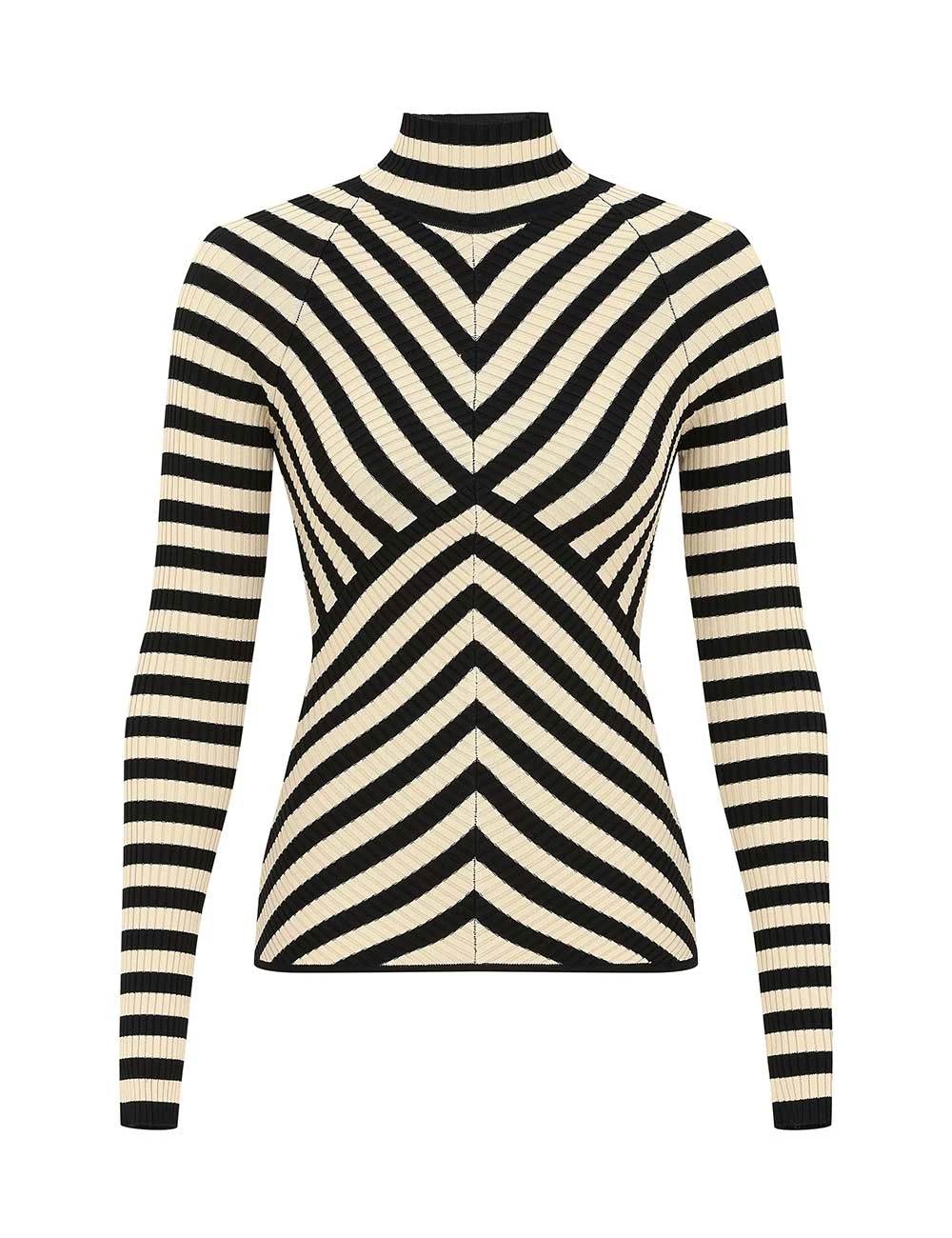 Zimmermann Valiant Deco Stripe Top | Ready to Wear Collection Coveti Zimmermann Valiant Deco Stripe Top