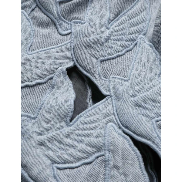 Zimmermann Valiant Denim Applique Dress, view 6