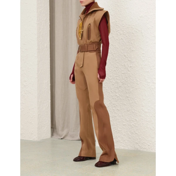 Beige jumpsuit