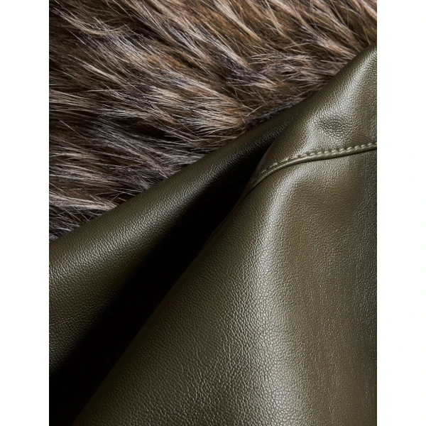 Zimmermann Valiant Faux Fur Bolero Jacket, view 6