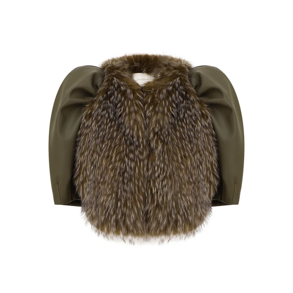Zimmermann Valiant Faux Fur Bolero