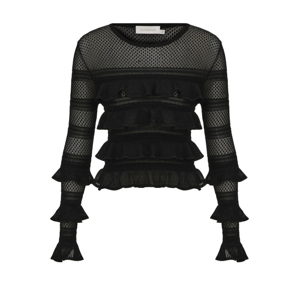 Zimmermann Valiant Frilled Top
