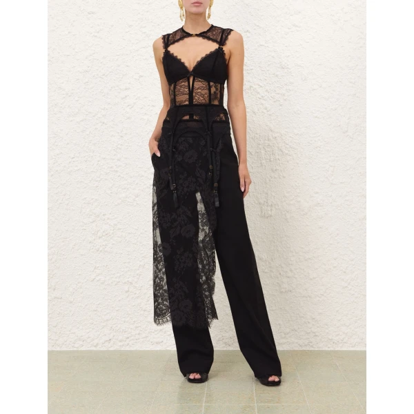 Zimmermann Valiant Lace Wrap Pant, view 3