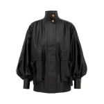 Zimmermann Valiant Leather Bomber Jacket