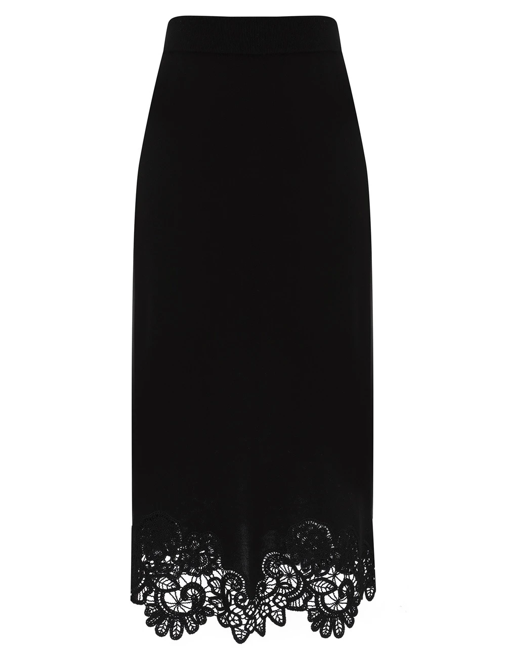 Zimmermann Valiant Merino Lace Midi Skirt | Ready to Wear Collection Coveti Zimmermann Valiant Merino Lace Midi Skirt
