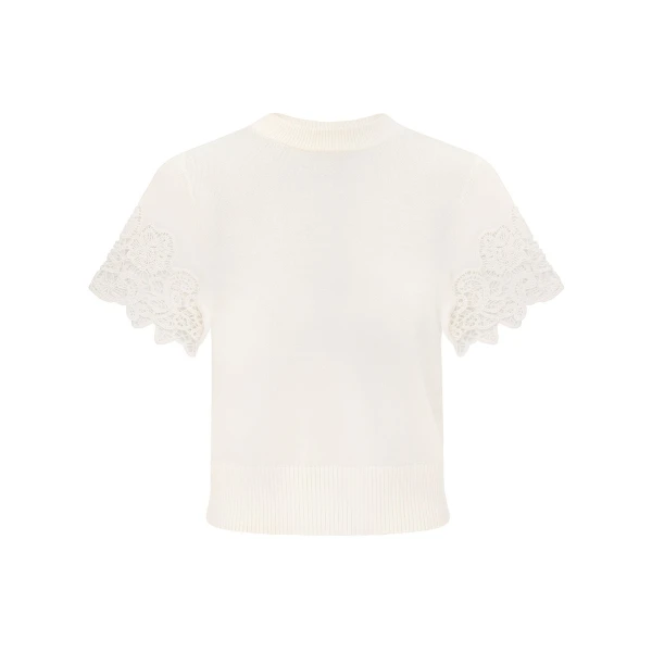 Valiant Merino Lace Tee