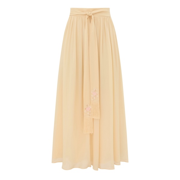 Zimmermann Valiant Sash Midi Skirt