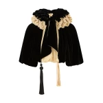 Zimmermann Valiant Velvet Capelet | Ready to Wear Collection Coveti Zimmermann Valiant Velvet Capelet Coat