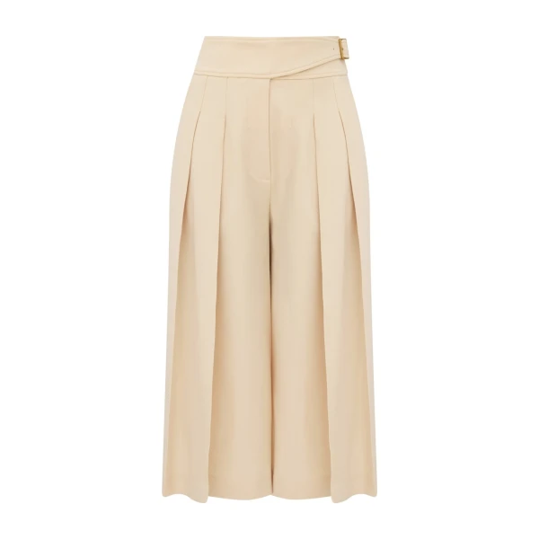 Zimmermann Valiant Wool Buckled Culotte