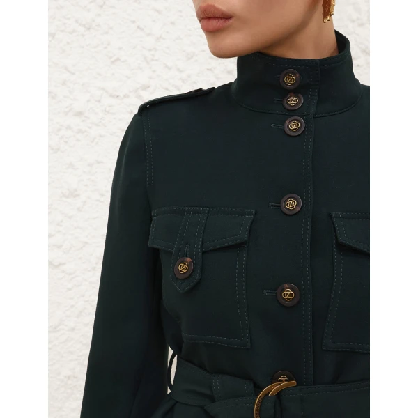 Zimmermann Valiant Wool Utility Jacket, view 5