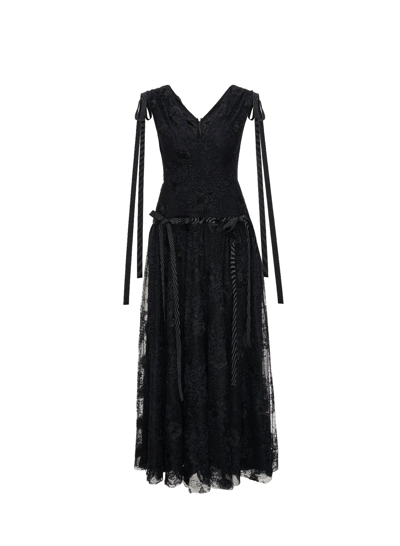 Hilaria Dress in Black Lace