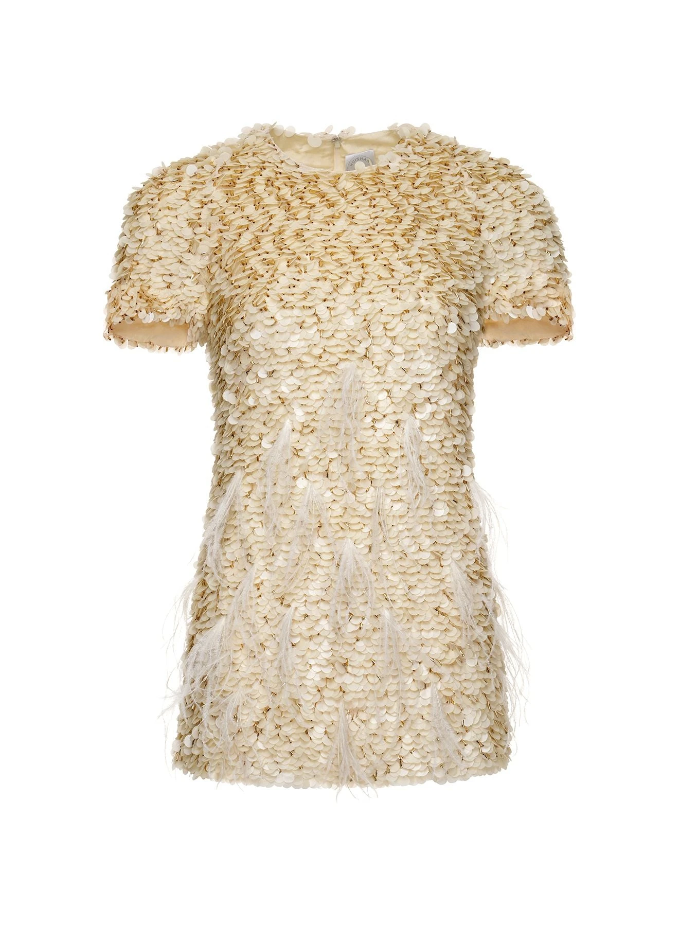Callie Top in Ivory Sequin