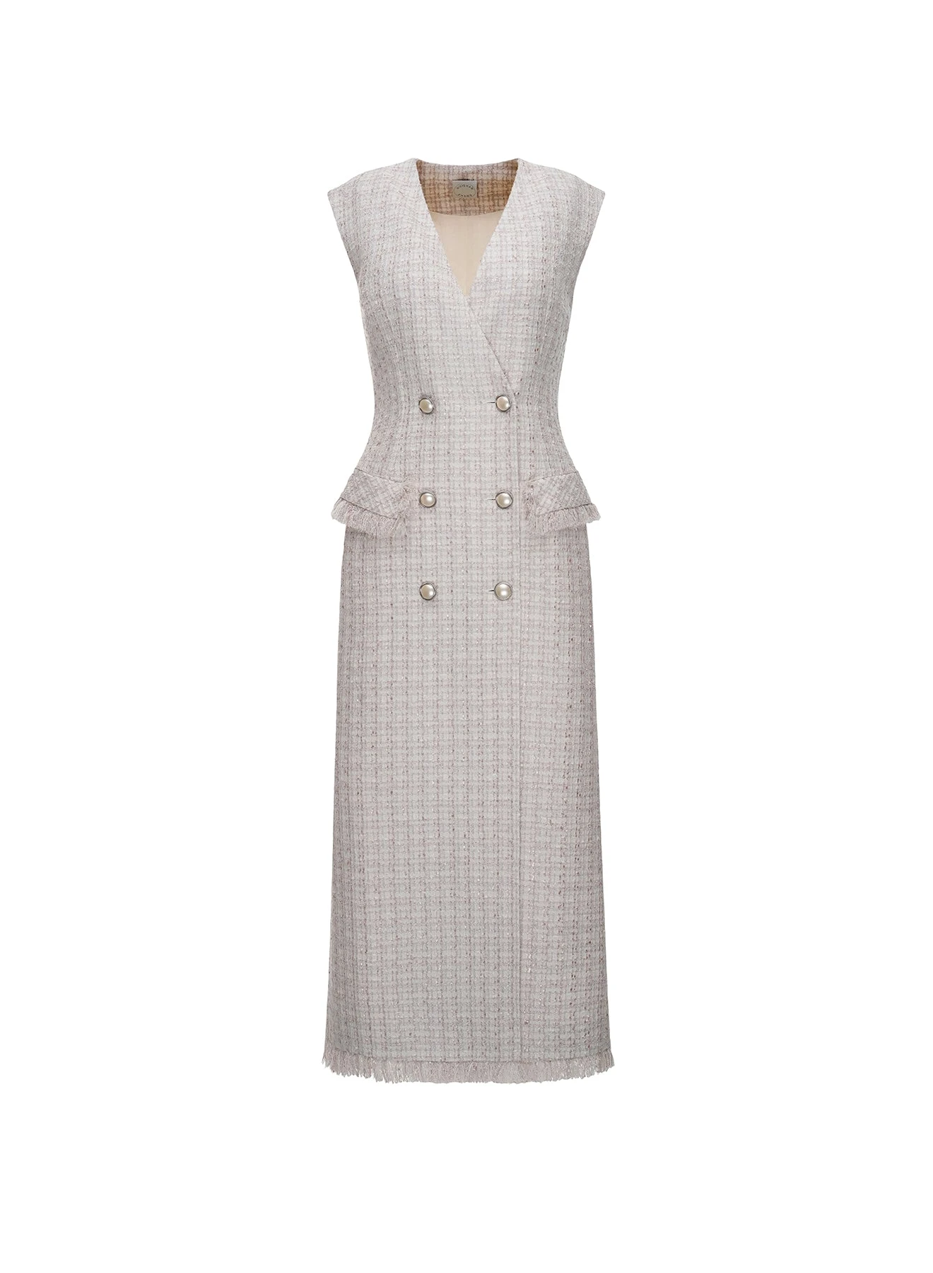 Kimberly Coat in Off White Tweed