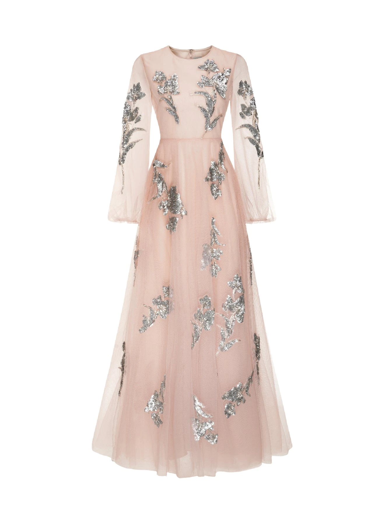 Bligny Gown in Blush Tulle