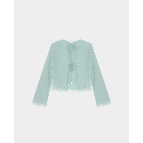 Filipa Cardigan in Pale Green