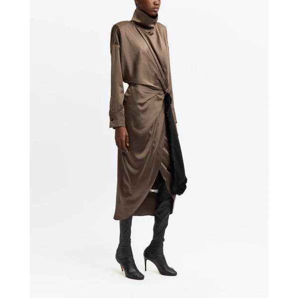 16 Arlington Taupe dress