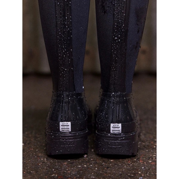 Black ATP Atelier rubber boots