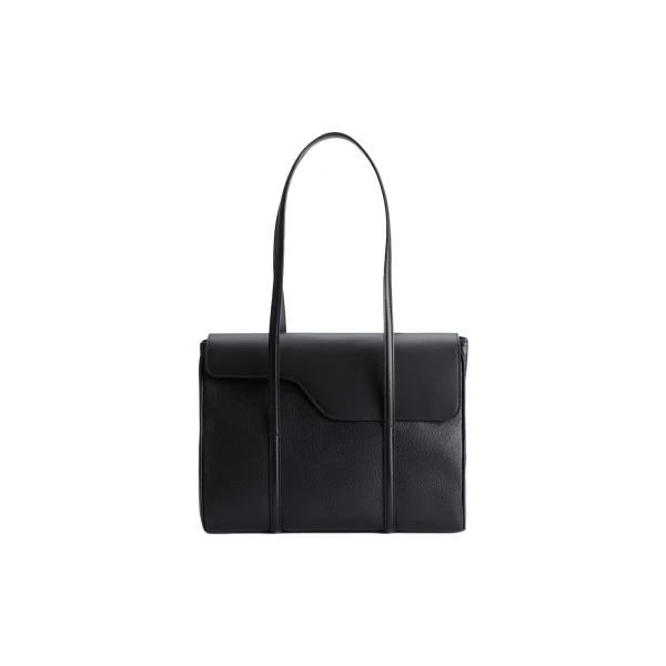 ATP Atelier Abriola in Black Grained Leather